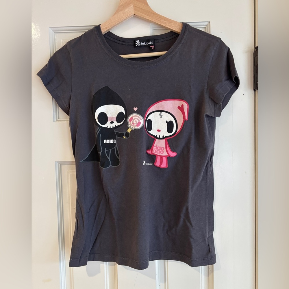 Tee with Kawaii Graphic